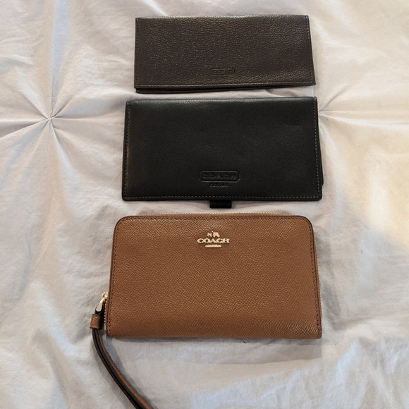 Coach Handbags - Coach Wallet & Two Checkbook Covers